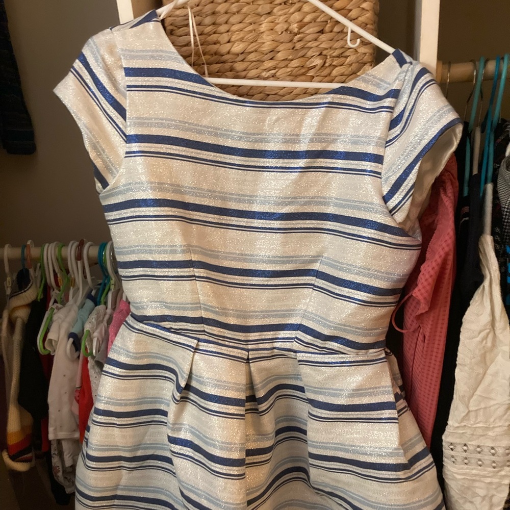 White/ Blue new Closet of London dress